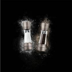 Cole & Mason Gourmet Precision+ Derwent 190mm Clear Tin Salt Pepper Gift Set Spice Mill