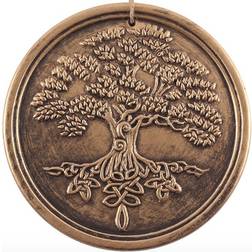 Terracotta Plaque Tree of Life Antiqued Bronze Effect Wall Decor