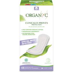 Organyc Cotton Panty Liners Light Flow Box of