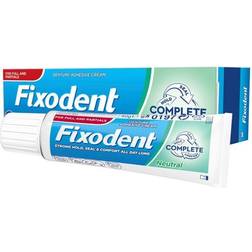 Fixodent complete neutral denture adhesive cream 40g