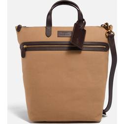 Polo Ralph Lauren Men's Medium Work Tote Bag Tan/Dark Brown