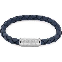 Tommy Hilfiger Mens Navy Braided Bracelet