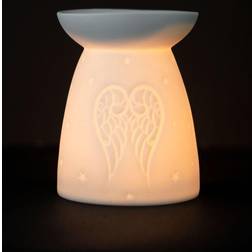 Something Different Ceramic Angel Wings Burner Oil Lamp