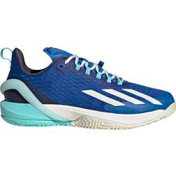 adidas Adizero Cybersonic Tennis Shoes - Bright Royal/Off White/Flash Aqua
