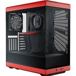 Hyte y40 mid-tower atx case red