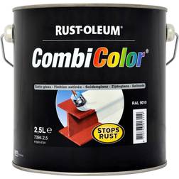 Rustoleum CombiColor 7394 Original Satin RAL 9010 Pure Metal Paint White 2.5L