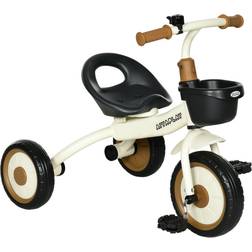 Aiyaplay Kids Trike for 2-5 Years Old with Adjustable Seat, Basket White