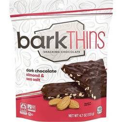Barkthins Dark Chocolate Almond & Sea Salt Snacking Chocolate 133g 1pack
