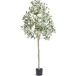 Vevor Olive Tree Tall Faux Green Artificial Plant