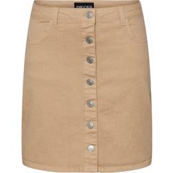Pieces Pcpeggy Denim Skirt