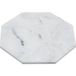 Premier Housewares White Finish Octagonal Marble Trivet