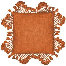 Slub Cotton Macrame Tassel Trimmed Chair Cushions (45x)