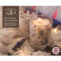 House of Crafts Dried Flowers Candle Kit