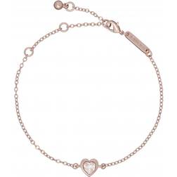 Ted Baker Heart Bracelet - Rose Gold/Transparent