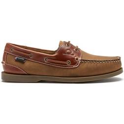 Chatham mens leather bermuda ii g2 walnut/seahorse boat shoes