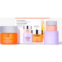 Clinique Fatigue Fighters Gift Set Includes a Full-Size Superdefense SPF Signs Age Multi-Correcting Cream