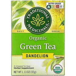 Traditional Medicinals Organic Green Tea Dandelion 32g 16pcs