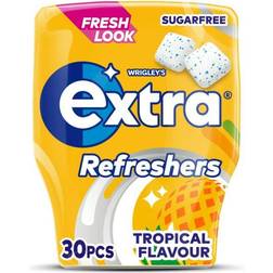 Extra Extra Refreshers Tropical Sugar Free Chewing Gum 30pcs
