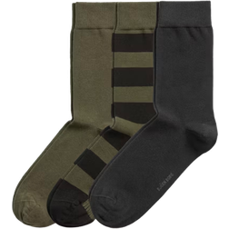 Björn Borg Core Ankle Socks 3-pack - Olive Green