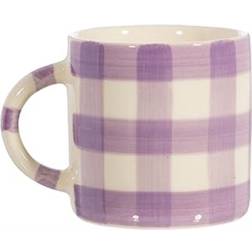 Sass & Belle Lilac Gingham Cup