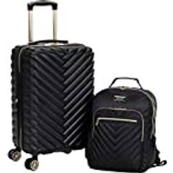 Kenneth Cole Square Hardside Chevron Expandable Carry Backpack