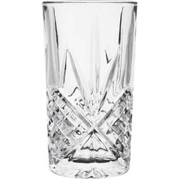 Premier Housewares of four Beaufort Crystal High Ball Drink Glass 6pcs