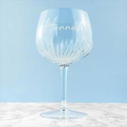 Treat Gifts Republic Personalised Crystal Gin Goblet Drink Glass