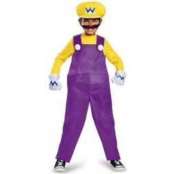 Disguise Wario Deluxe Super Mario Bros. Nintendo Costume, Large/10-12