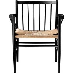 FDB Møbler J81 black/natural Kitchen Chair 82cm