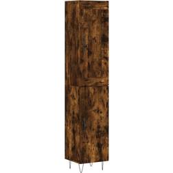 vidaXL Highboard Smoked Oak Sideboard 34.5x180cm