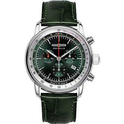 Zeppelin lz 14 marine chronograph green chrono 8888-4