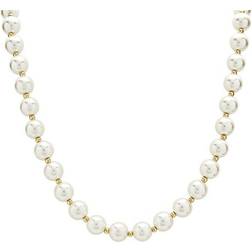 Anne Klein Collar Necklace - Gold/White