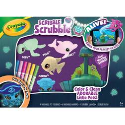 Crayola Scribble Scrubbie Pets Glow Deep Sea Lagoon