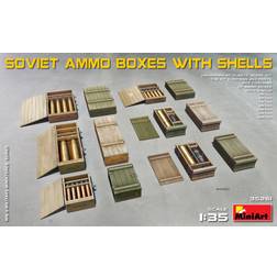 Miniart Soviet Ammo Boxes w/ Shells 1:35