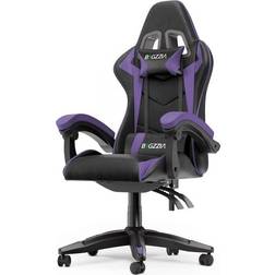 Bigzzia black/purple Gaming&Office Chair Ergonomic Computer Desk Chair