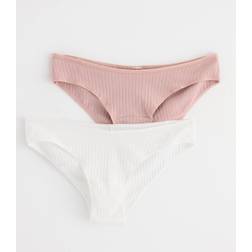 Lindex Maternity Panties with Low Waist 2-pack White