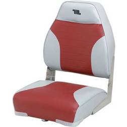 Wise Seating High Back Boat Seat Red,Grey