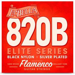 La Bella 820B Elite Flamenco, Black Nylon