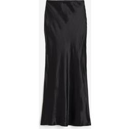 H&M Ladies Black Satin maxi skirt