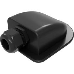 Black Roof feed-through, black, for cable diameter 13 mm - 18 mm