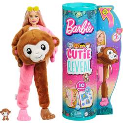 Barbie Cutie Reveal Chelsea Doll & Accessories Jungle Series Monkey