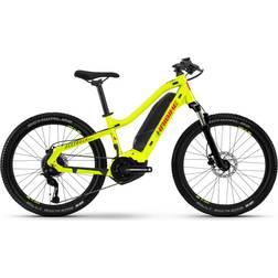 Haibike Alltrack Kids Electric Mountain 2023 - Lime/Crystal Red Unisex