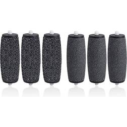 Parts Express Callus Remover Replacement Roller Refill 6-pack