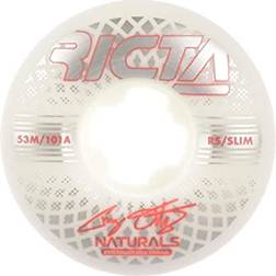 Ricta Skateboard Wheels Ortiz Reflective Naturals Slim 53mm 101A White/Red