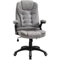 Vinsetto Swivel Microfibre Fabric Grey Office Chair 120cm