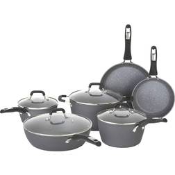 Bialetti Impact Textured Cookware Set with lid