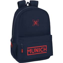 Munich Munich Flash School Backpack - Navy Blue