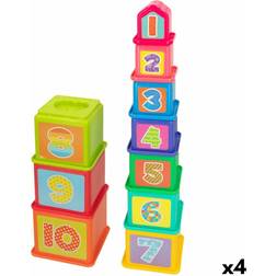 Playgo Stablbare Blokker 4 enheter 10,2 x 50,8 x 10,2 cm