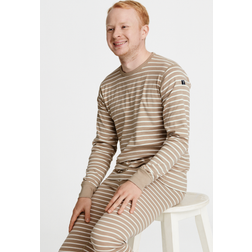 Polarn O. Pyret Striped Adult Pyjamas Beige x