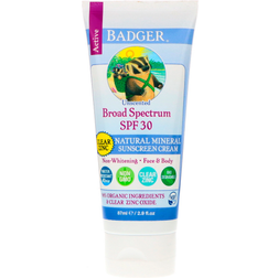 Badger Active Mineral Sunscreen Cream SPF30 87ml